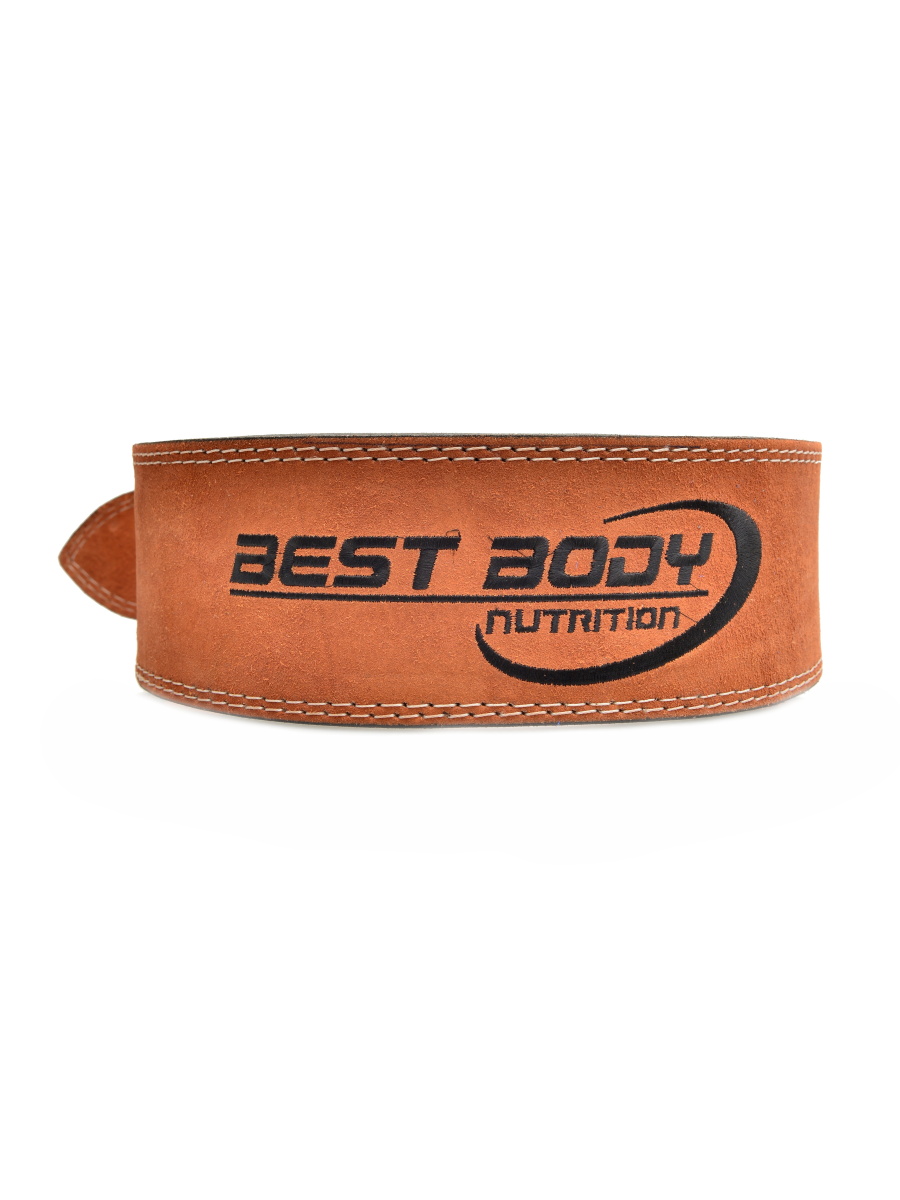Opasek powerlifting natural hnědý B kvalita velikost XL